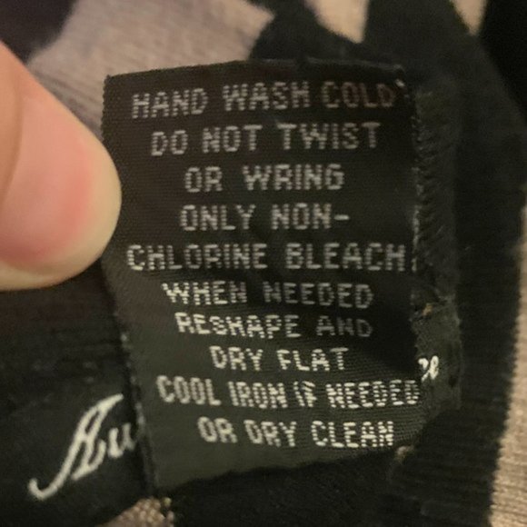 Audrey & Grace | Black & Tan 3/4 Sleeve Striped Blouse with Pockets | Sz S - Picture 6 of 8